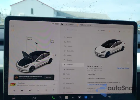 2021 Tesla Model 3 Long Range Dual Motor All-Wheel Drive z USA, uszkodzony, nr VIN 5YJ3E1EB4MF046856
